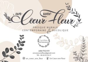 un coeur une fleur